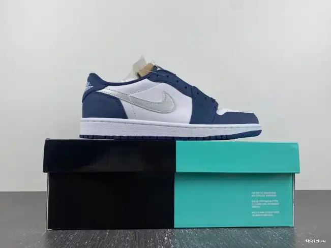 Cheap TBK Midnight SB CJ7891-400 Jordan 1 Low Navy 0406